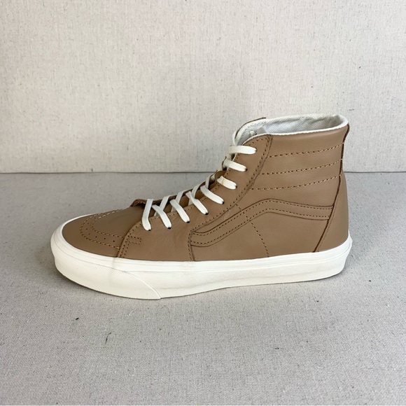 Vans - Off the Wall Sk8-Hi Tapered Soft Leather Hi-Top Sneakers - Size M8/W9.5 - Picture 2 of 16